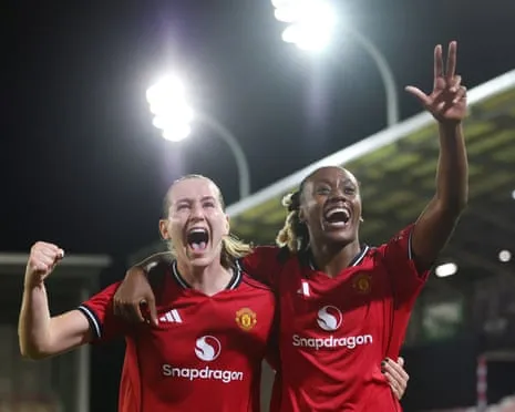 E. Terland's Treble Propels Manchester United Through to Women's Champions League Main Draw